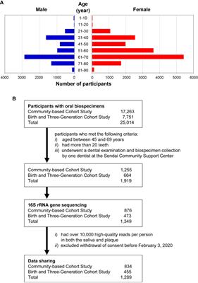 Oral Microbiome Analysis in Prospective Genome Cohort Studies of the Tohoku Medical Megabank Project